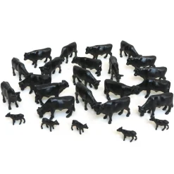 1/64 25 Pack of Black Angus & Calves