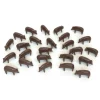1/64 25 Pack of Brown Pigs