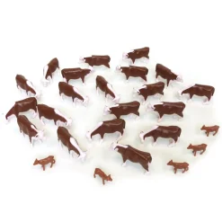 1/64 25 Pack of Herefords & Calves