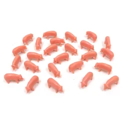 1/64 25 Pack of Pink Pigs