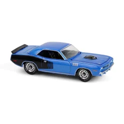 1/64 1971 Plymouth 'Cuda 440 6bbl Shaker, B5 Blue, 'Cuda 60th Anniversary, Anniversary Collection Series 17