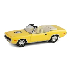 1/64 1970 Plymouth 'Cuda Convertible, Scottsdale 2024, Yellow, Barrett-Jackson Series 15