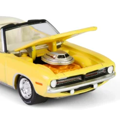 1/64 1970 Plymouth 'Cuda Convertible, Scottsdale 2024, Yellow, Barrett-Jackson Series 15