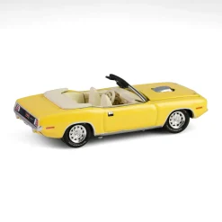 1/64 1970 Plymouth 'Cuda Convertible, Scottsdale 2024, Yellow, Barrett-Jackson Series 15
