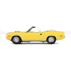 1/64 1970 Plymouth 'Cuda Convertible, Scottsdale 2024, Yellow, Barrett-Jackson Series 15