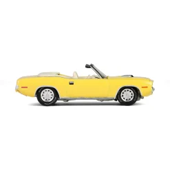 1/64 1970 Plymouth 'Cuda Convertible, Scottsdale 2024, Yellow, Barrett-Jackson Series 15