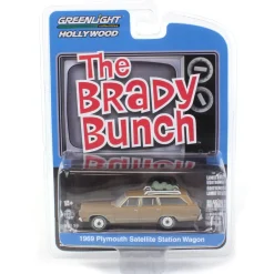 1/64 1969 Plymouth Satellite Station Wagon, Brady Bunch, Hollywood Series 39