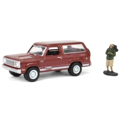 1/64 1978 Plymouth Trail Duster with Backpacker Figure, Canyon Red Sunfire, Hobby Shop Series 16