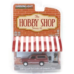 1/64 1978 Plymouth Trail Duster with Backpacker Figure, Canyon Red Sunfire, Hobby Shop Series 16