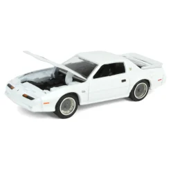1/64 1987 Pontiac Firebird T/A GTA, White with Silver Rims, Midwest Diecast Exclusive