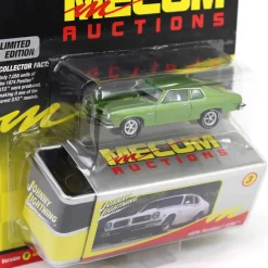 1/64 1974 Pontiac GTO, Emerald Green, Mecum Auctions, Johnny Lightning Collector Tin Series 15
