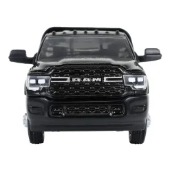 1/64 2023 Ram 3500 Dually Flatbed, Black, Dually Drivers Series 16