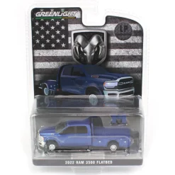 1/64 2022 RAM 3500 Flatbed, Greenlight Exclusive Production