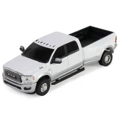 1/64 2020 Ram 3500 Laramie Dually, Bright White & Billet Silver, Dually Drivers Series 14