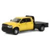 1/64 2020 RAM 3500 Tradesman Dually Flatbed, Construction Yellow, Dually Drivers Series 10