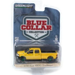 1/64 2021 Ram 3500 Tradesman, School Bus Yellow, Blue Collar Series 11--CHASE UNIT