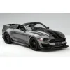 1/18 2021 Shelby Super Snake Speedster Convertible, Gray with Black Stripes, Acme Diecast