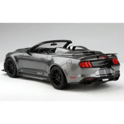 1/18 2021 Shelby Super Snake Speedster Convertible, Gray with Black Stripes, Acme Diecast