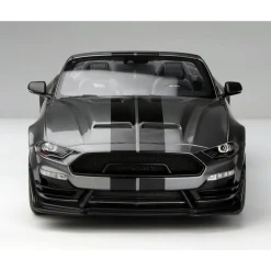 1/18 2021 Shelby Super Snake Speedster Convertible, Gray with Black Stripes, Acme Diecast