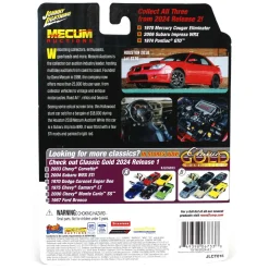 1/64 2006 Subaru Impreza WRX, Bright Red, Mecum Auctions, Johnny Lightning Collector Tin Series 15