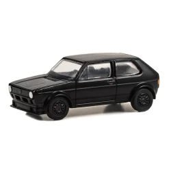 1/64 1980 Volkswagen Rabbit Widebody, Black Bandit Series 28