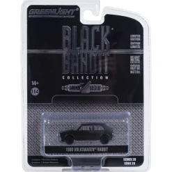1/64 1980 Volkswagen Rabbit Widebody, Black Bandit Series 28