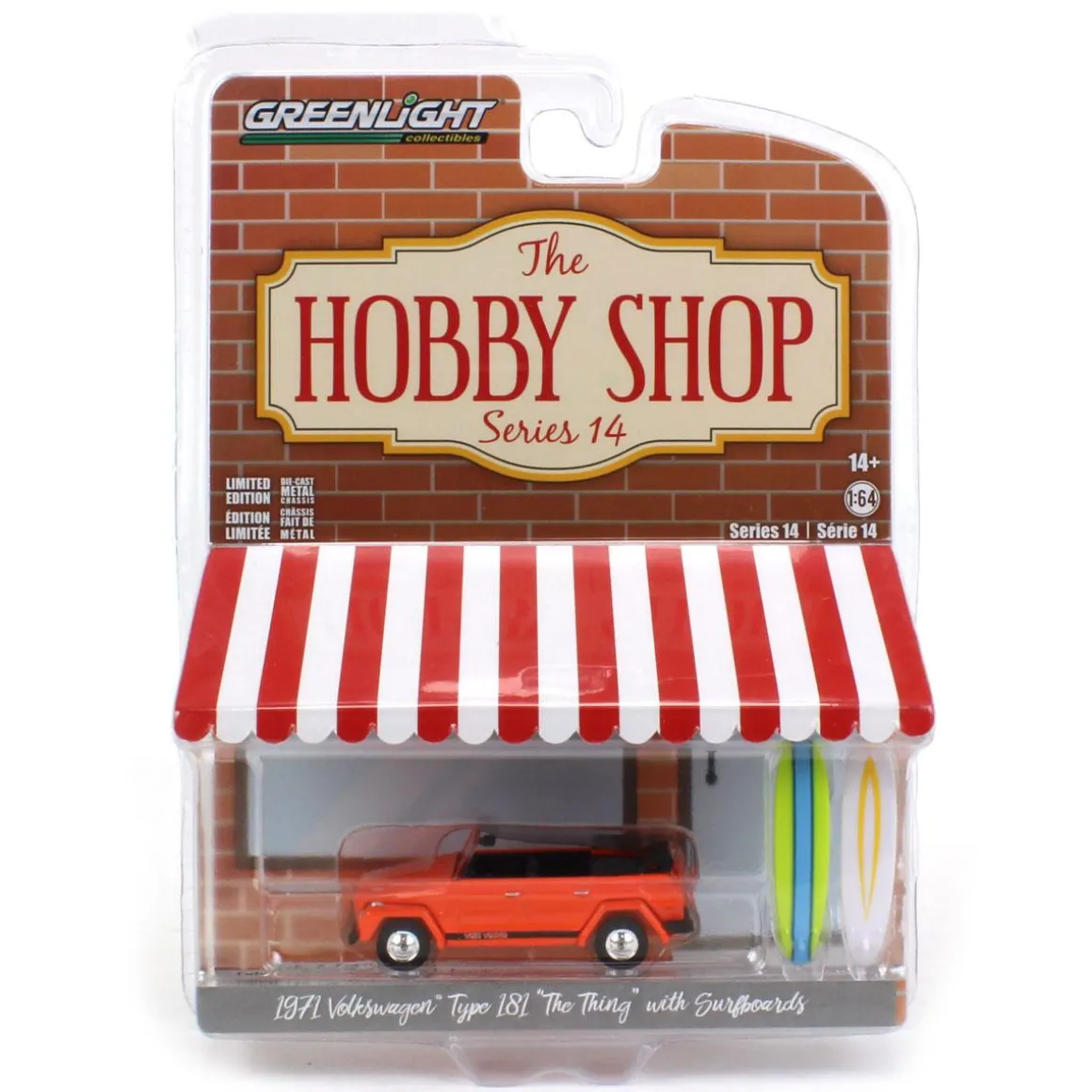 1/64 1971 Volkswagen Thing with Surfboards, Hobby Shop Series 14
