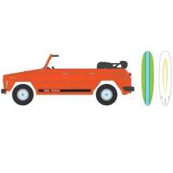 1/64 1971 Volkswagen Thing with Surfboards, Hobby Shop Series 14