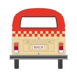 1/64 1975 Volkswagen Type 2 (T2B) Food Truck, Blue Collar Collection Series 14