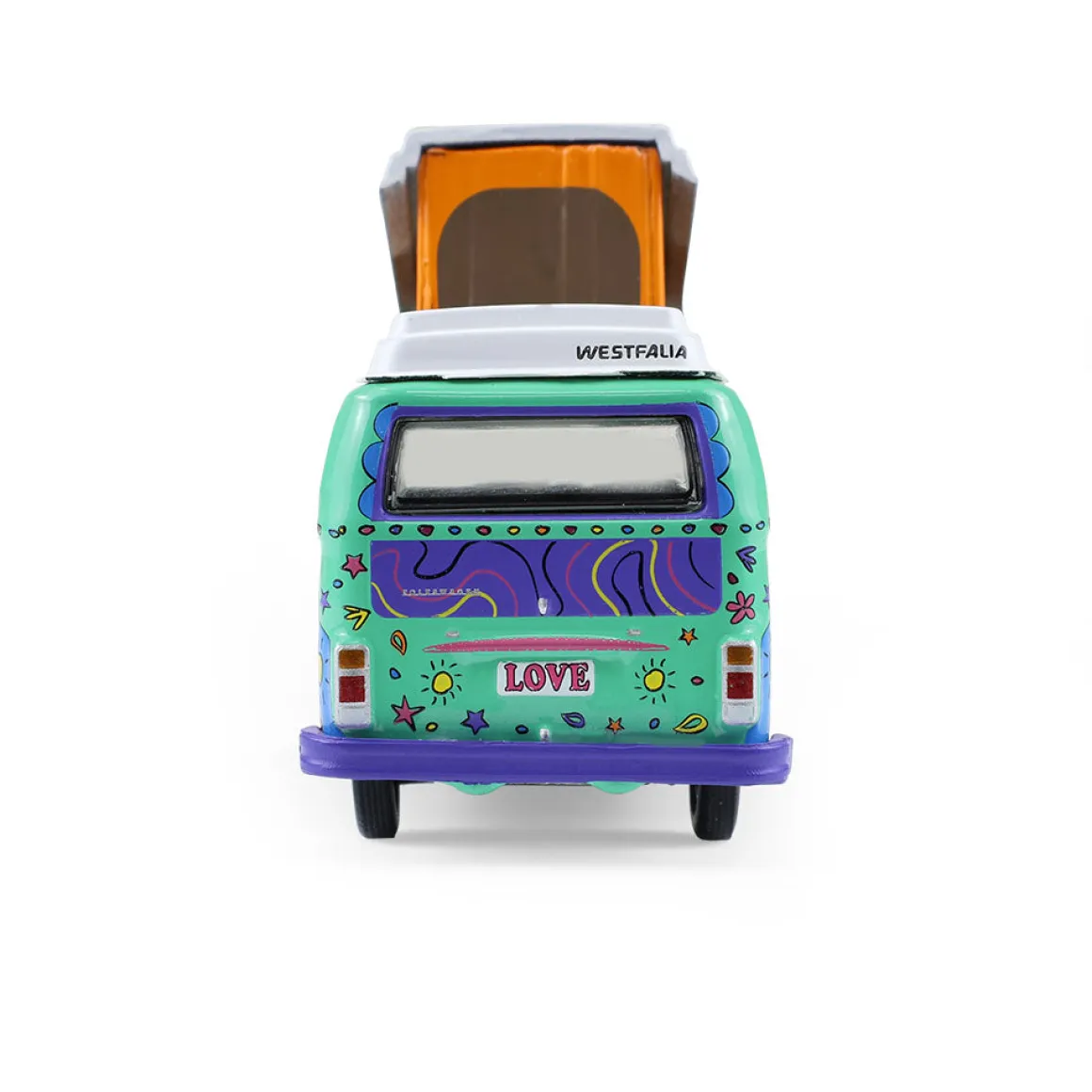 1/64 1973 Volkswagen Type 2 Westfalia Campmobile, Music Festival Van, Club Vee-Dub Series 21