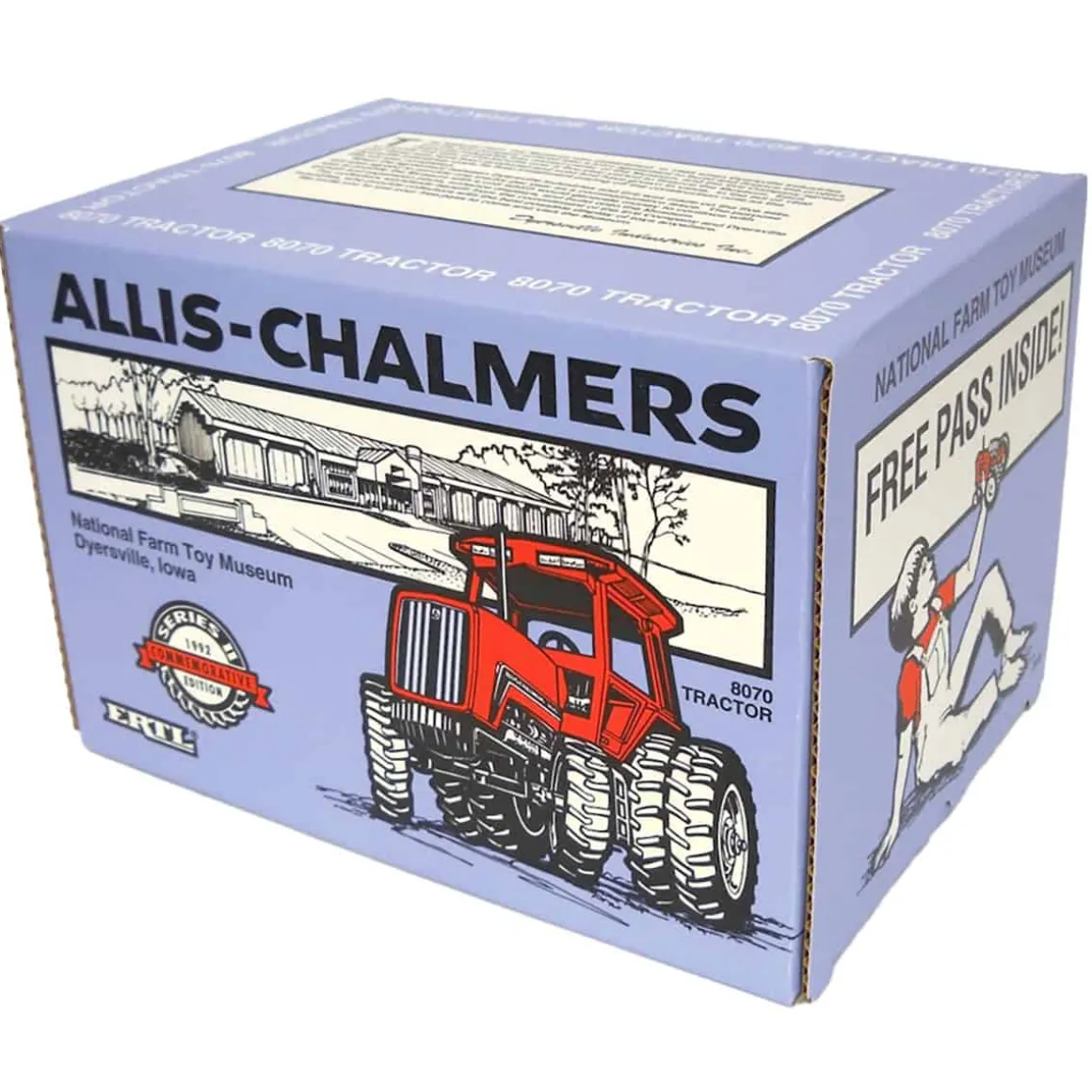 1/16 Allis Chalmers 8070 w/ Duals, 1992 National Farm Toy Museum