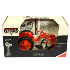 1/16 Allis Chalmers G with Plow, Newer box, Made in USA