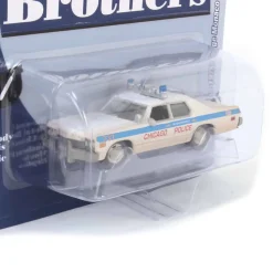 1/64 Auto World 1975 Dodge Monaco Chicago Police Dirty Version, Blues Brothers, Pop Culture
