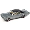 1/64 Auto World 2023 Release 2B, 1966 Oldsmobile 442, Silver Mist Poly with Flat Black Roof