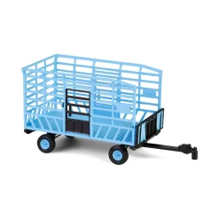 1/64 Bale Throw Wagon, Light Blue, Down on the Farm Series 10