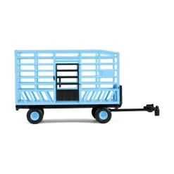 1/64 Bale Throw Wagon, Light Blue, Down on the Farm Series 10