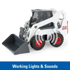 1/16 Big Farm Bobcat S450 Skid Steer Set with Accessories