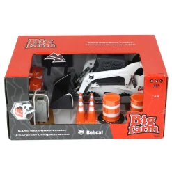 1/16 Big Farm Bobcat S450 Skid Steer Set with Accessories