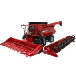 1/16 Big Farm Case IH 8240 Combine with Grain & Corn Heads