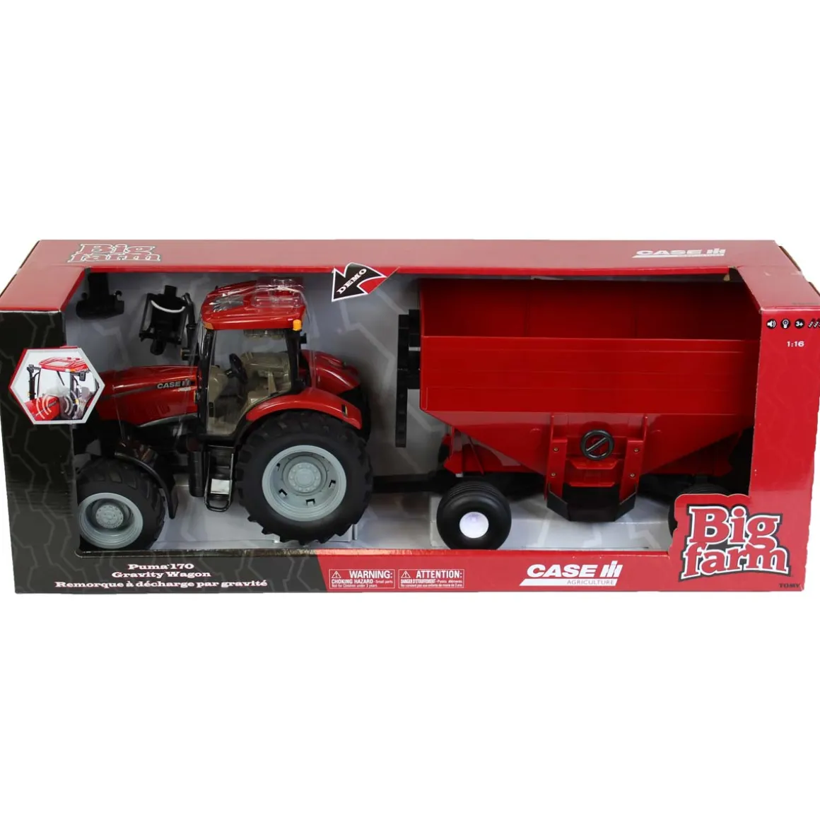 1/16 Big Farm Case IH Puma 170 with Gravity Wagon