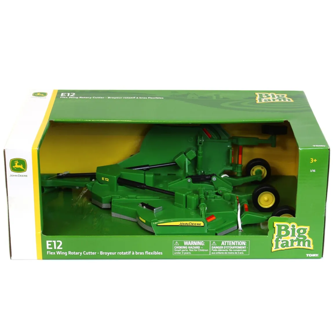 1/16 Big Farm John Deere E-12 Rotary Cutter with Folding Wings