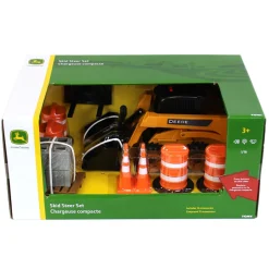 1/16 Big Farm John Deere Skid Steer Set with Accessories