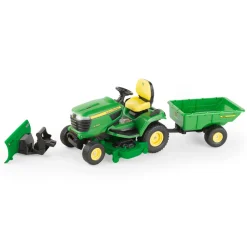 1/16 Big Farm John Deere X758 Lawn Mower with Blade and Cart