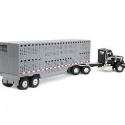 1/16 Big Farm Peterbilt 367 Semi with Livestock Trailer and 4 Cows