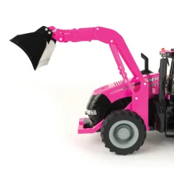 1/16 Big Farm PINK Case IH Magnum Tractor with Loader and Lights & Sounds