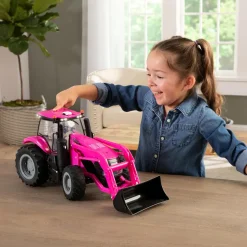 1/16 Big Farm PINK Case IH Magnum Tractor with Loader and Lights & Sounds