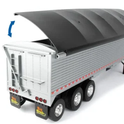 1/16 Big Roads Black Peterbilt Model 367 with Grain Trailer and Lights & Sounds