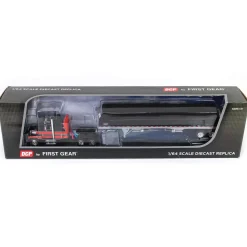 1/64 Black & Red Ford LTL 9000 with Wilson Grain Trailer, DCP by First Gear