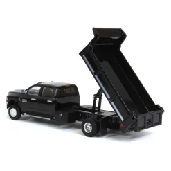 1/64 Black Crystal 2018 Ram 3500 Dually with Black Dump Bed, Outback Toys Exclusive