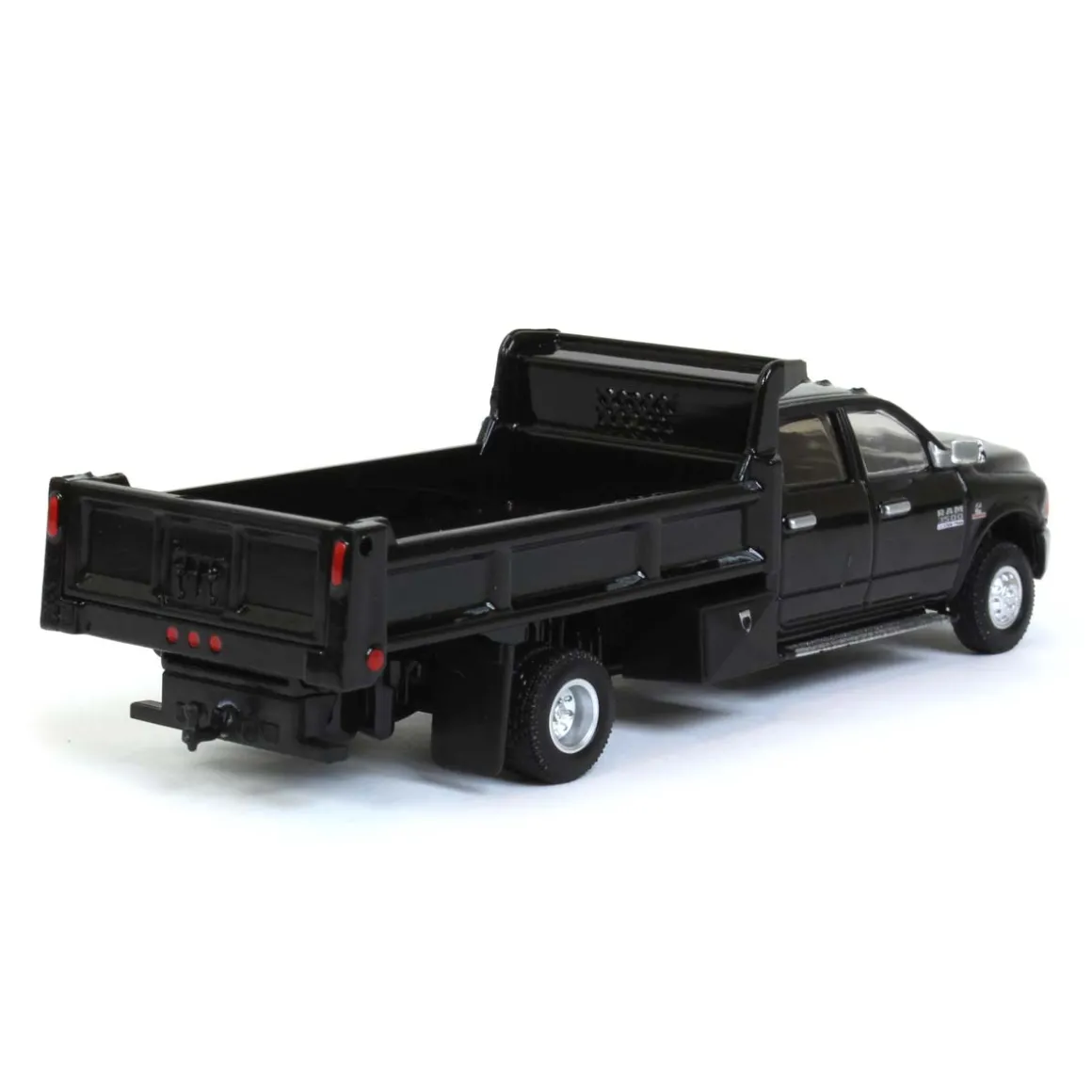 1/64 Black Crystal 2018 Ram 3500 Dually with Black Dump Bed, Outback Toys Exclusive